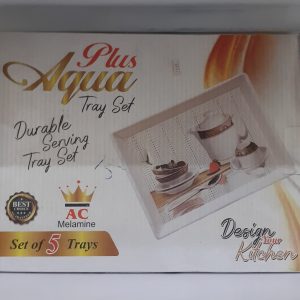 Plastic Trays Set 5 pcs